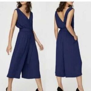 Aritzia Babaton Maximilian Jumpsuit/ XS/ Navy READ DESCRIPTION